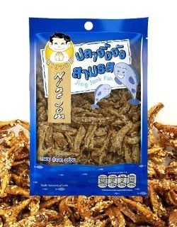 Nine Jom  Jing Jank Fish Healthy Snack Thai Style 1.59 Oz. Best Seller of Thailand  Other Products  