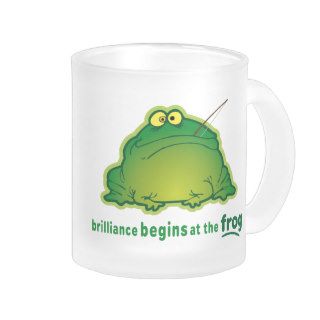 Begin At The Frog Funny Orchestra Joke Mugs