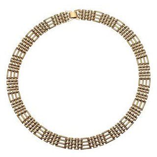 Gate Gold Plated Choker Necklace Jewelry