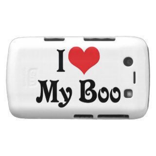 I Love My Boo Blackberry Case