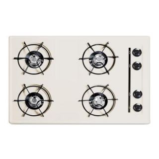 30 in. Gas Cooktop in Bisque with 4 Burners STL053