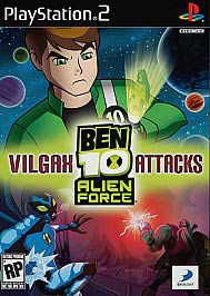 PS2   Ben 10 Alien Force    Vilgax Attacks Action Adventure