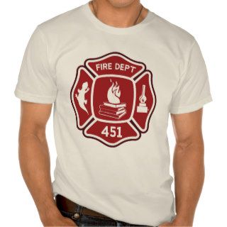 fahrenheit 451 fireman fire montag salamander shirt