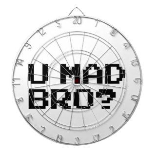 U MAD BRO? meme/chat/irc/4chan/troll/trolling Dart Board