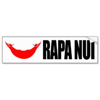 Rapa Nui Flag Bumper Stickers