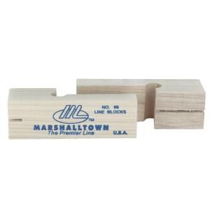 Marshalltown 3 3/4 in. Wood Line Blocks (Pair) 86 HD