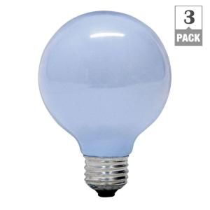 GE Reveal 40 Watt Incandescent G16.5 Globe Reveal Light Bulb (3 Pack) FAM6 40G25WRVL 3