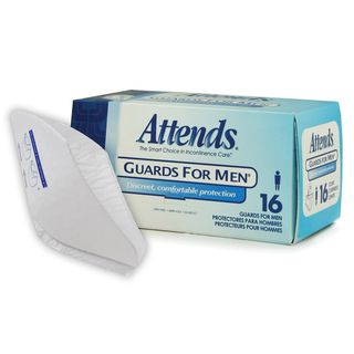 Attends Men's Form fitting Guards (Case of 64) Attends Disposable Briefs