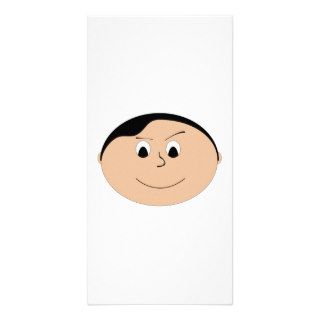 Big Smiling Face Personalized Photo Card