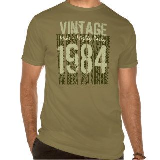 1984 Vintage Year 30th Birthday Gift Mighty Tasty Shirts