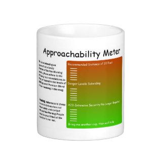 Approachability Meter Mug