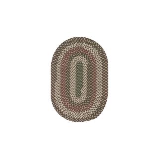 Brook Farm Reversible Braided Indoor/Outdoor Oval Rugs, Natural Earth