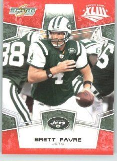 2008 Donruss   Score Limited Edition Super Bowl XLIII # 106 Brett Favre   New York Jets   NFL Trading Card   Yes, the JETS Uniform Sports Collectibles