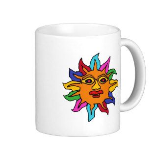 XX  Mexican Sun Art Coffee Mugs