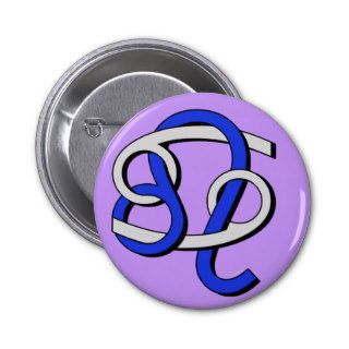 Cancer & Leo GyB Pinback Buttons