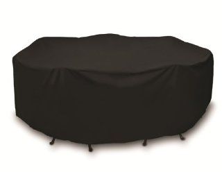 WeatherReady 108 Inch Round Table Cover, Black  Patio Table Covers  Patio, Lawn & Garden