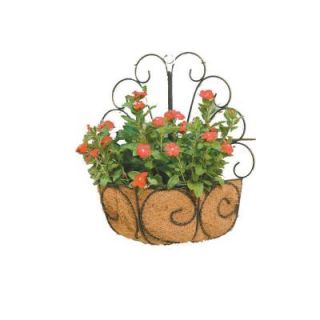 Deer Park Metal Peacock Wall Basket with Coco Liner WB107X