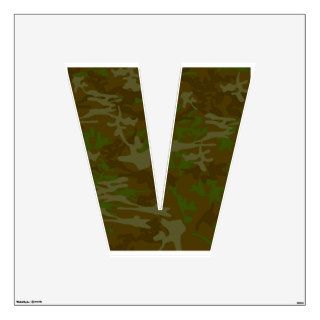 Camo Letters Room Stickers