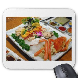 Sea Cucumber, King Crab Etc Sushi Gifts & Cards Mouse Pad
