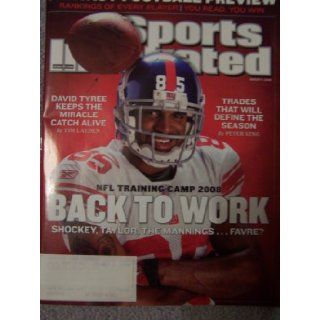 Sports Illustrated August 4, 2008 (Volume 109) Terry McDonell Books