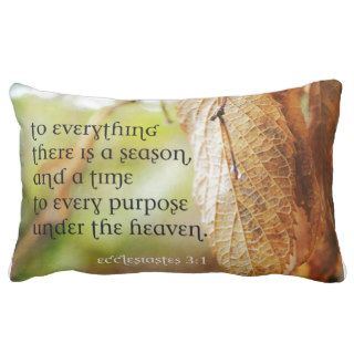 Ecclesiastes 3 1 Everything a Season Throw Pillow
