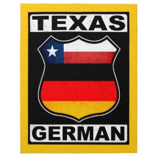 Texas German American Jigsaw Puzzle