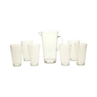 7 pc. Acrylic Drinkware Set