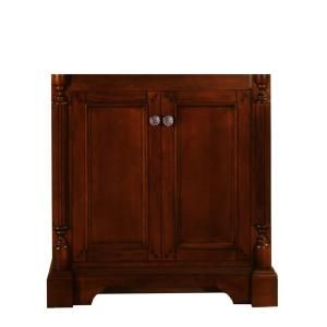 Virtu USA Megan 30 in. W x 21 1/2 in. D x 33 in. H Vanity Cabinet Only in Antique Oak DISCONTINUED RS 11030 CAB AO