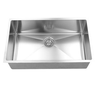 BOANN Handmade Single Bowl Undermount 304 Stainless Steel Kitchen Sink BOANN Kitchen Sinks