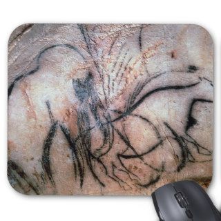 Paintings depicting mammoth and cattle, the C Mouse Pad