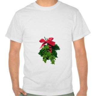 Mistletoe Kiss Below the Belt Christmas T shirt