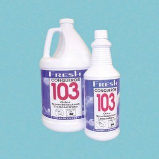 Fresh Products FRS 1 WB LE 1 Gallon Lemon Fragrance Conqueror 103 Odor Counteractant Concentrate Deodorant Bottle