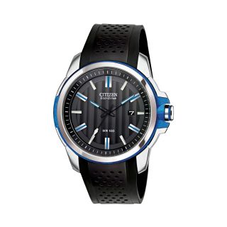 Drive from Citizen Eco Drive Blue Accent Strap Watch AW1151 04E, Mens