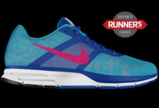 Nike Air Pegasus 30 Shield iD Custom Womens Running Shoes   Blue