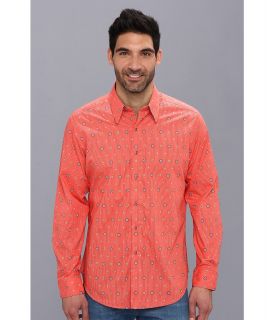 Robert Graham Cicada L/S Woven Mens Long Sleeve Button Up (Orange)