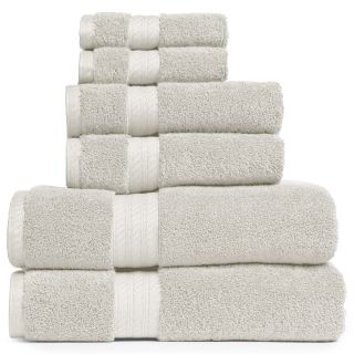 ROYAL VELVET Egyptian Cotton Solid 6 pc. Bath Towel Set, Morning Fog