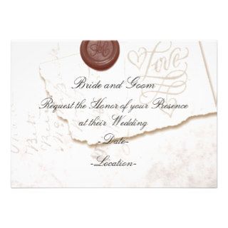 Love Letter Wedding Invitation