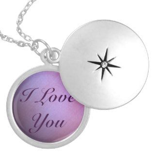 I Love You Silver Necklace