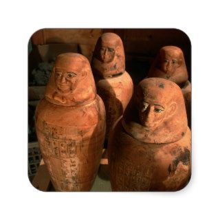 Egypt, 26th dynasty Canopic jars found in Abu Sticker