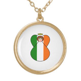 Irish Flag Angel Custom Jewelry