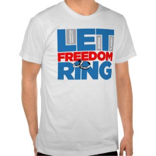 Let Freedom Ring marriage equality Tee Shirts