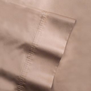Pointehaven 500 Thread Count Egyptian Cotton Extra Deep Pocket Sheet Set With Optional Pillowcase Separates Tan Size California King
