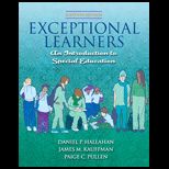 Exceptional Learners  Introduction to Special Education   Text Only