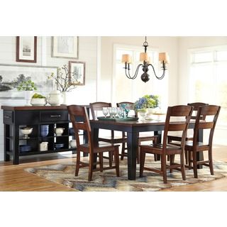 Signature Designs By Ashley Marileze Rectangular Dining Room Extended Table