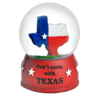Dont Mess With Texas 65mm Snow Globe
