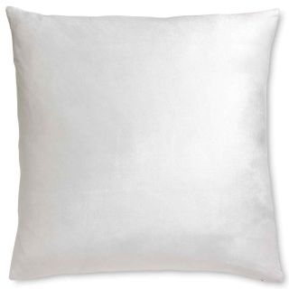 ROYAL VELVET Cool White Matte Velvet Euro Pillow