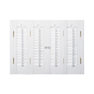  Home Traditional Wood Interior Shutter 4 Panels
