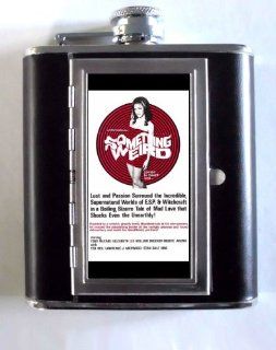 Herschell Gordon Lewis Something Weird 1967 Film Poster Whiskey and Beverage Flask, ID Holder, Cigarette Case Holds 5oz Great for the Sports Stadium Prints Kitchen & Dining