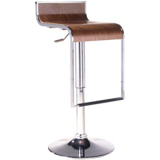 Modway LEM Adjustable Swivel Bar Stool EEI 605 NAT / EEI 605 WAL Seat Finish