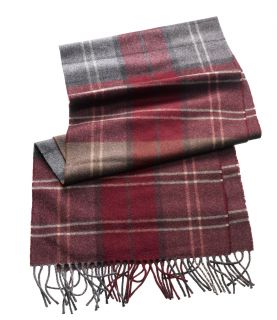 Cashmere Scarf  Plaid Patterned JoS. A. Bank